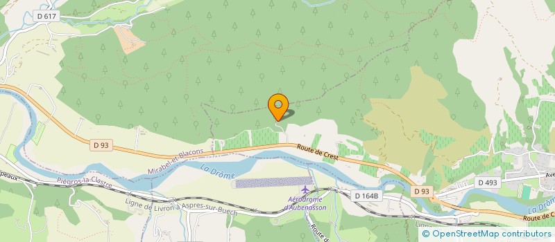 localisation de l'entreprise MONSIEUR MAXIME REDOUTEY  SAILLANS