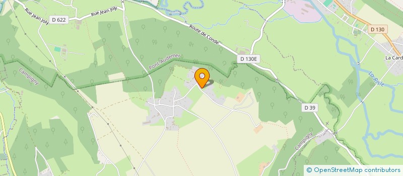 localisation de l'entreprise MONSIEUR MAXIME REGNIER  CAMPIGNY