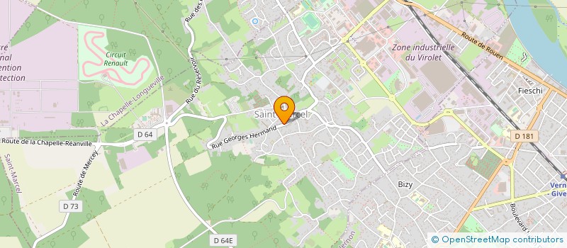 localisation de l'entreprise MONSIEUR MAXIME RENAUD à SAINT-MARCEL