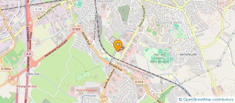 localisation de l'entreprise MONSIEUR MAXIME RENAUD  PERPIGNAN