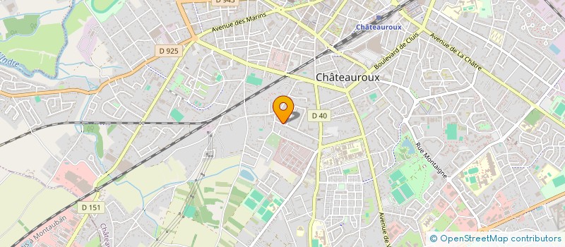 localisation de l'entreprise MONSIEUR MAXIME RENAUD à CHATEAUROUX