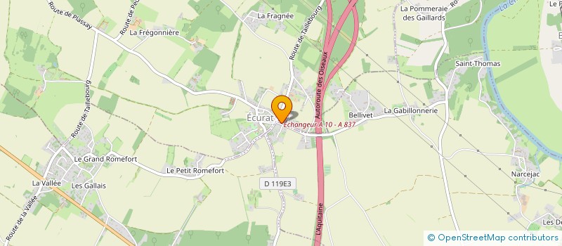 localisation de l'entreprise MONSIEUR MAXIME RENAUD  SAINTES