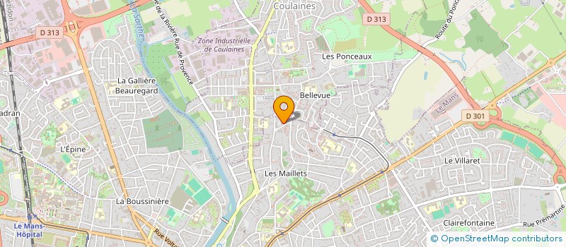 localisation de l'entreprise MONSIEUR MAXIME RENAUD  LE MANS