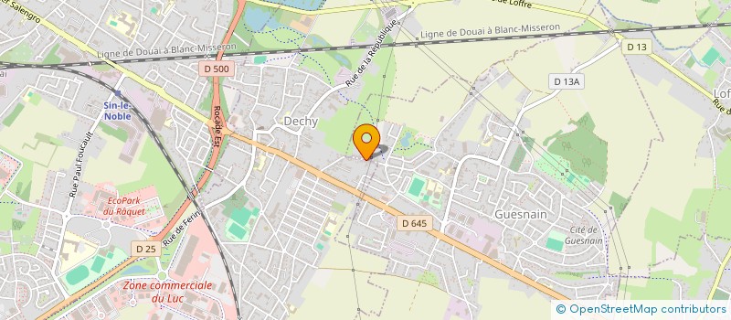 localisation de l'entreprise MONSIEUR MAXIME RENDOUR  DECHY