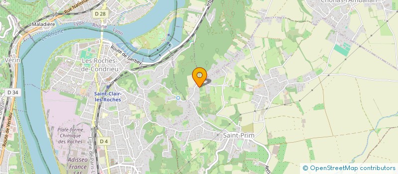 localisation de l'entreprise MONSIEUR MAXIME RENE  SAINT-PRIM