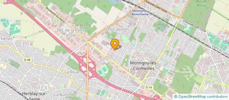 localisation de l'entreprise MONSIEUR MAXIME RENET  MONTIGNY-LES-CORMEILLES