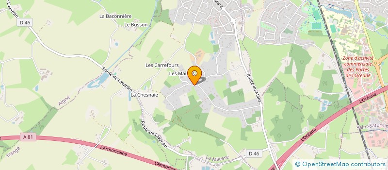 localisation de l'entreprise MONSIEUR MAXIME REPUSSEAU  LE MANS