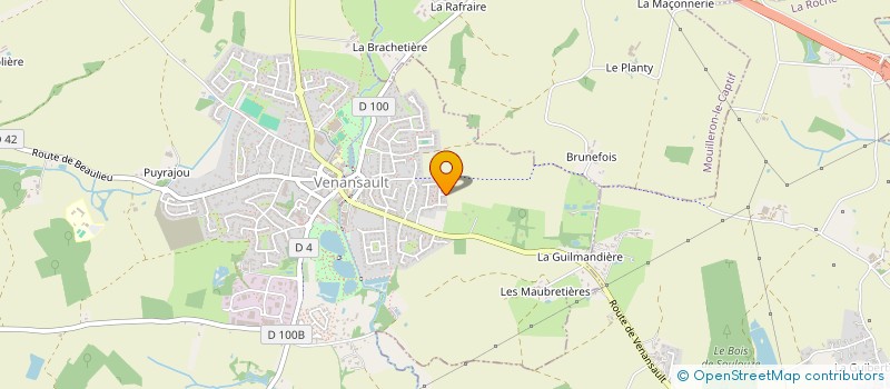 localisation de l'entreprise MONSIEUR MAXIME RETHORE  VENANSAULT