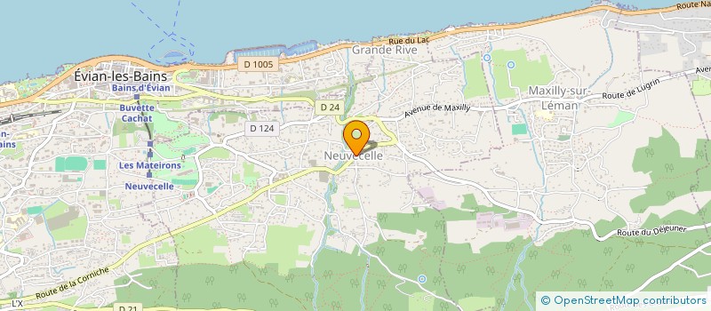 localisation de l'entreprise MONSIEUR MAXIME RETY  EVIAN-LES-BAINS