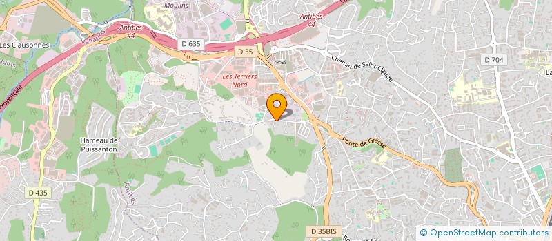 localisation de l'entreprise MONSIEUR MAXIME REVEL  VALLAURIS