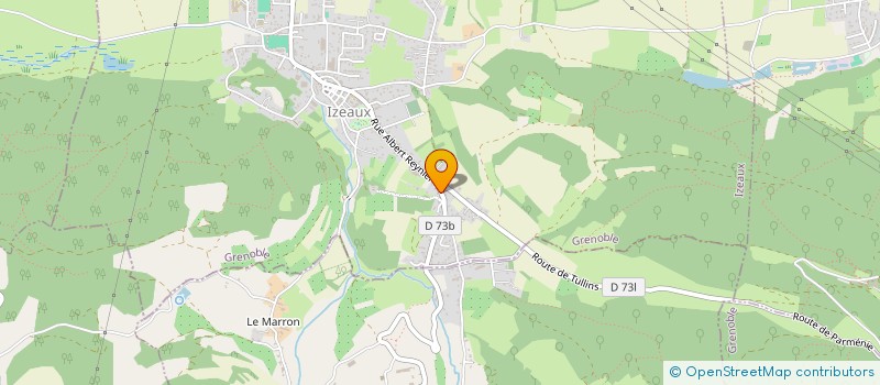 localisation de l'entreprise MONSIEUR MAXIME REY  IZEAUX