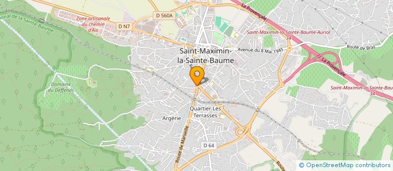 localisation de l'entreprise MONSIEUR MAXIME REYSZ à SAINT-MAXIMIN-LA-SAINTE-BAUME