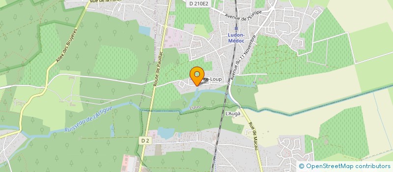 localisation de l'entreprise MONSIEUR MAXIME RIBEIRO DA SILVA  LUDON-MEDOC