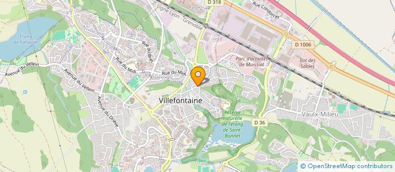 localisation de l'entreprise MONSIEUR MAXIME RIBIER  VILLEFONTAINE