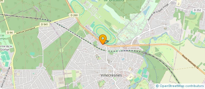 localisation de l'entreprise MONSIEUR MAXIME RICHARD  VILLECRESNES