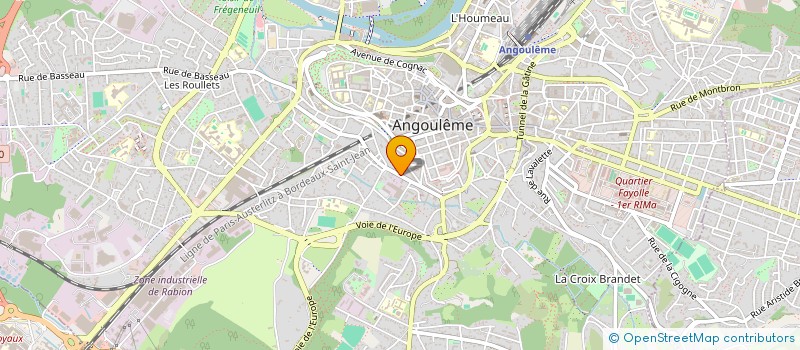 localisation de l'entreprise MONSIEUR MAXIME RICHEMONT à ANGOULEME