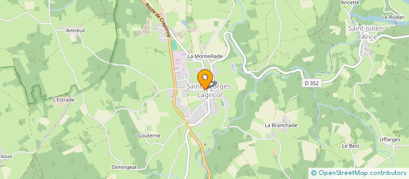 localisation de l'entreprise MONSIEUR MAXIME RIOCREUX  SAINT-GEORGES-LAGRICOL