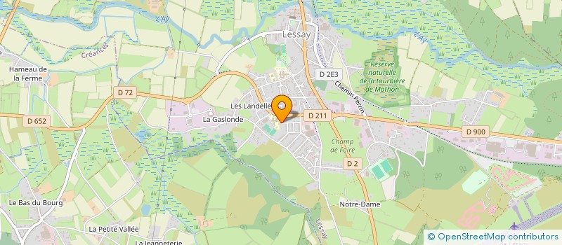 localisation de l'entreprise MONSIEUR MAXIME RITZ  LESSAY