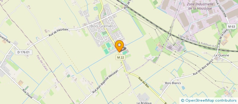 localisation de l'entreprise MONSIEUR MAXIME RIUS  BOIS-GRENIER