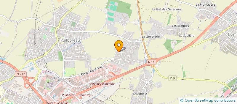 localisation de l'entreprise MONSIEUR MAXIME RIVALLAND  PUILBOREAU