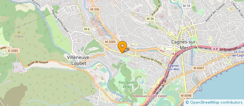 localisation de l'entreprise MONSIEUR MAXIME RIVELON  CAGNES-SUR-MER