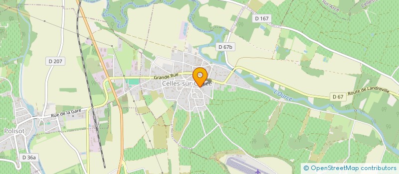 localisation de l'entreprise MONSIEUR MAXIME RIVIERE à CELLES-SUR-OURCE