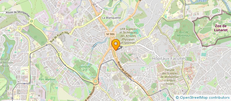localisation de l'entreprise MONSIEUR MAXIME ROBERT à MONTPELLIER