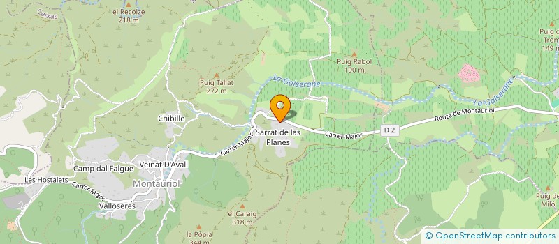 localisation de l'entreprise MONSIEUR MAXIME ROBERT  MONTAURIOL