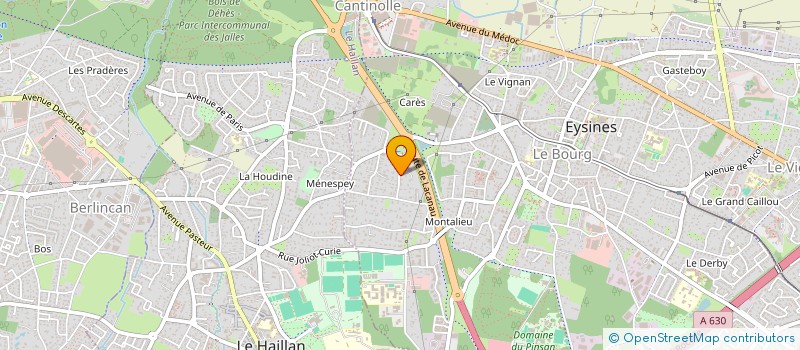 localisation de l'entreprise MONSIEUR MAXIME ROBIN à EYSINES