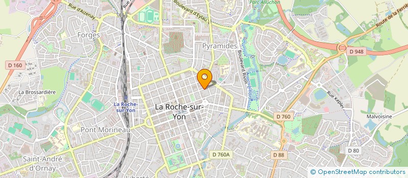 localisation de l'entreprise MONSIEUR MAXIME ROBIN à LA ROCHE-SUR-YON