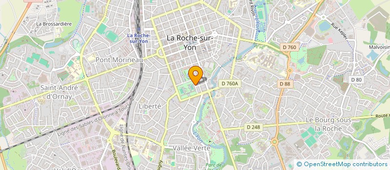 localisation de l'entreprise MONSIEUR MAXIME ROBINEAU à LA ROCHE-SUR-YON