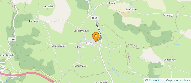 localisation de l'entreprise MONSIEUR MAXIME ROCHE  VEZELIN-SUR-LOIRE