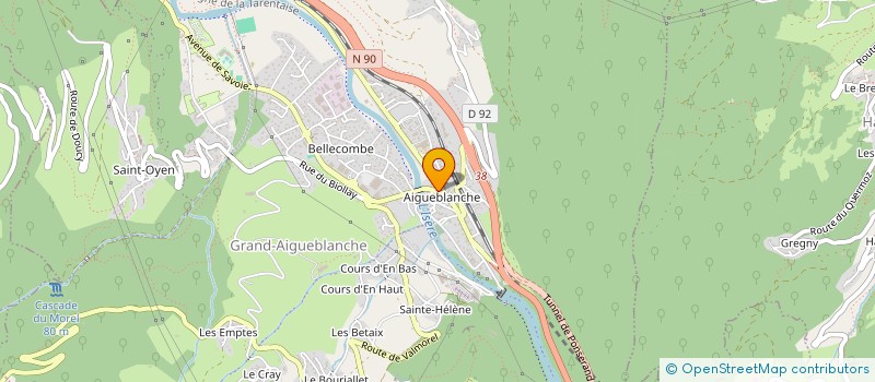 localisation de l'entreprise MONSIEUR MAXIME ROCHET  GRAND-AIGUEBLANCHE