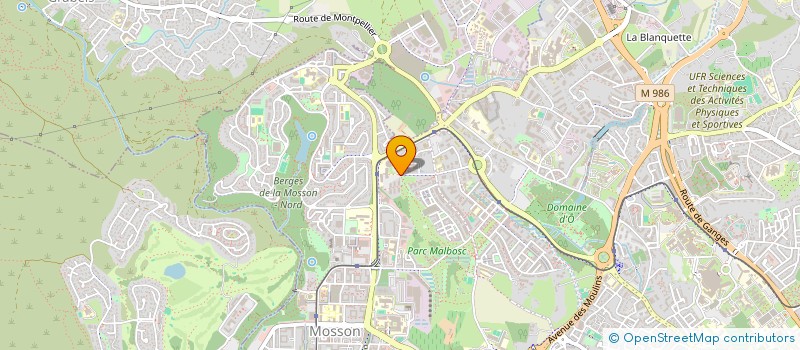 localisation de l'entreprise MONSIEUR MAXIME RODIER  MONTPELLIER