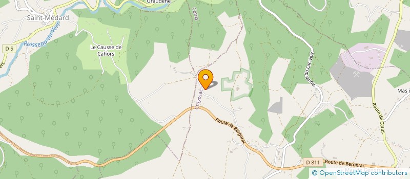 localisation de l'entreprise MONSIEUR MAXIME RODRIGUES  CRAYSSAC