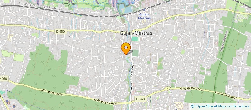 localisation de l'entreprise MONSIEUR MAXIME RODRIGUEZ  GUJAN-MESTRAS