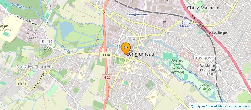 localisation de l'entreprise MONSIEUR MAXIME RODRIGUEZ à LONGJUMEAU