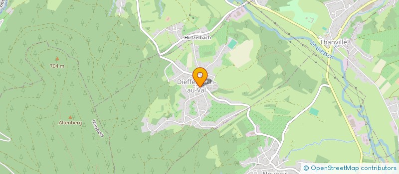 localisation de l'entreprise MONSIEUR MAXIME ROELLINGER  DIEFFENBACH-AU-VAL