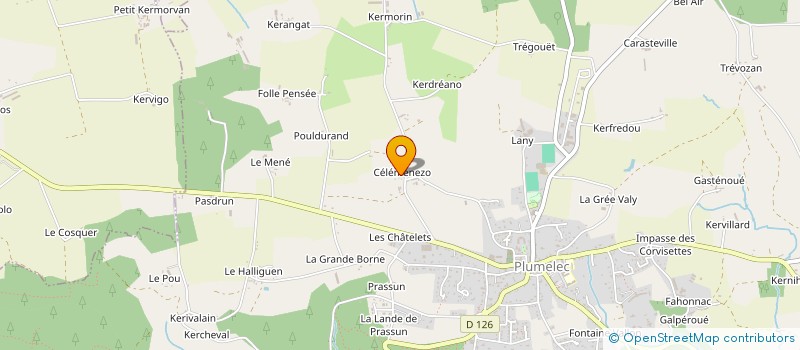 localisation de l'entreprise MONSIEUR MAXIME ROLLO  PLUMELEC