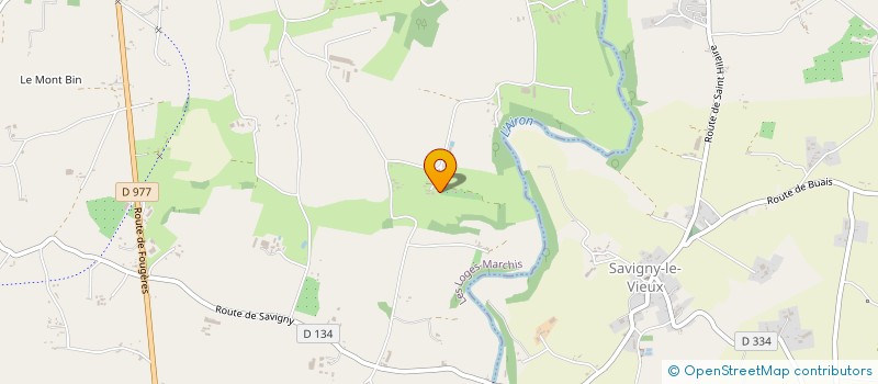 localisation de l'entreprise MONSIEUR MAXIME RONCERAY  LE MESNILLARD