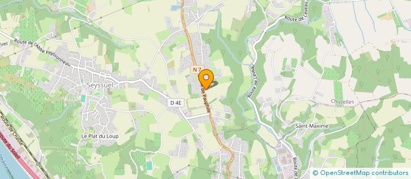 localisation de l'entreprise MONSIEUR MAXIME ROSNER  CHUZELLES