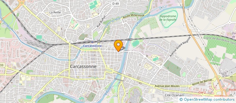 localisation de l'entreprise MONSIEUR MAXIME ROTA  CARCASSONNE