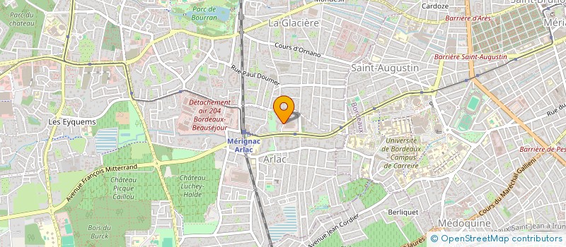 localisation de l'entreprise MONSIEUR MAXIME ROUGET  BORDEAUX