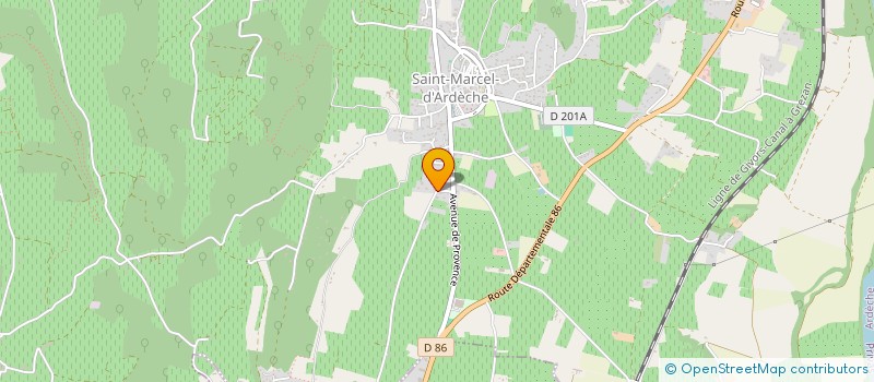 localisation de l'entreprise MONSIEUR MAXIME ROULETTE  SAINT-JUST-D'ARDECHE