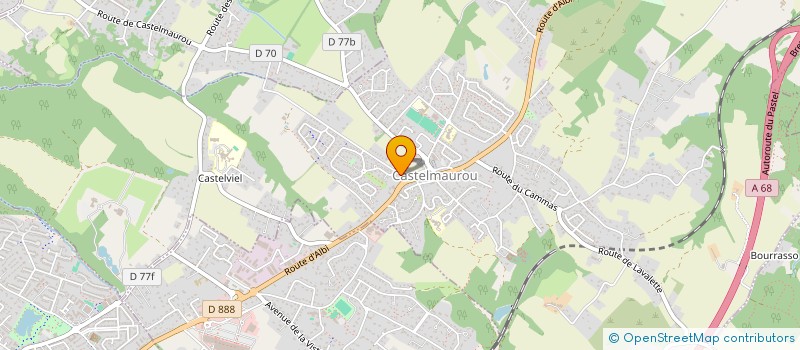 localisation de l'entreprise MONSIEUR MAXIME ROULPH  CASTELMAUROU