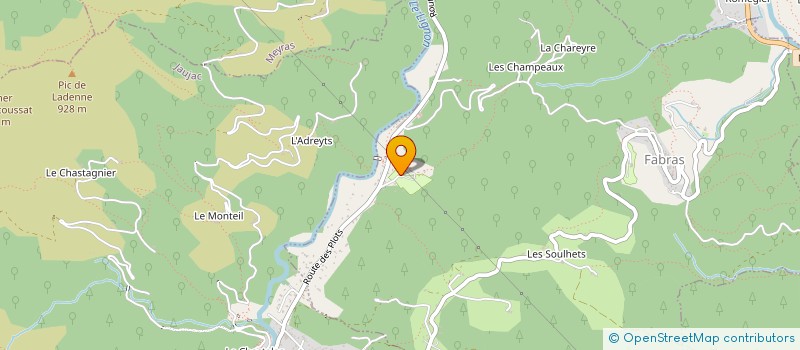 localisation de l'entreprise MONSIEUR MAXIME ROUSSEAU  FABRAS