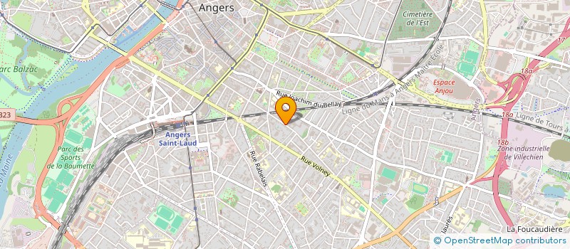 localisation de l'entreprise MONSIEUR MAXIME ROUSSEAU à ANGERS