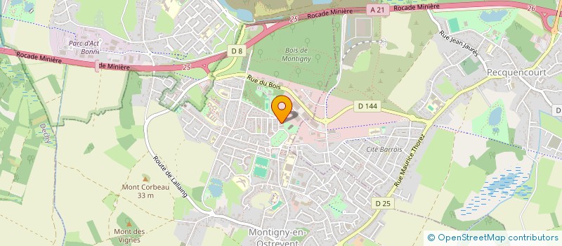 localisation de l'entreprise MONSIEUR MAXIME ROUSSEAUX  MONTIGNY-EN-OSTREVENT