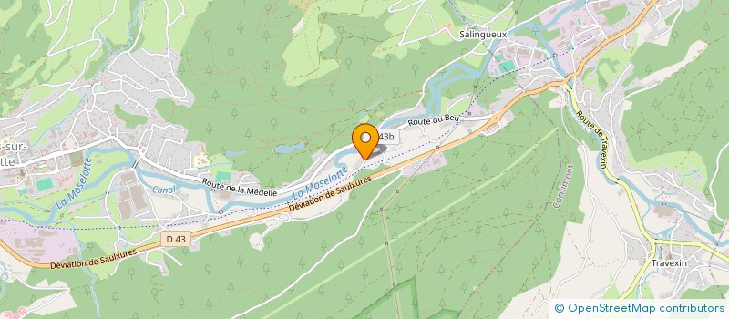 localisation de l'entreprise MONSIEUR MAXIME ROUSSEL  SAULXURES-SUR-MOSELOTTE