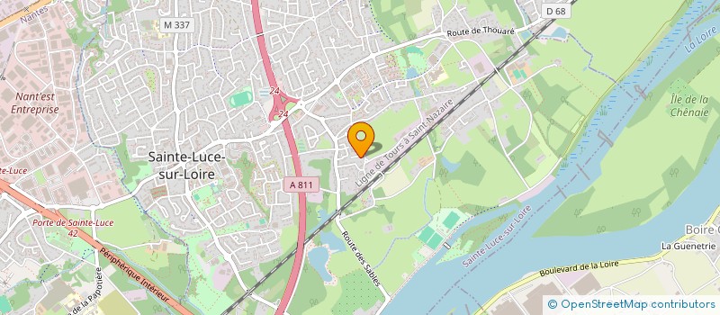 localisation de l'entreprise MONSIEUR MAXIME ROUSSEL  SAINTE-LUCE-SUR-LOIRE